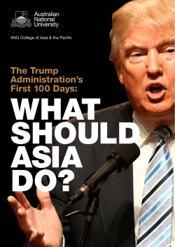 100 Days of Trump - College of Asia and the Pacific