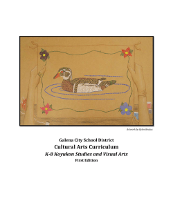 K-8 Koyukon Studies and Visual Arts