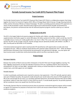 Periodic Earned Income Tax Credit (EITC)