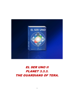 el ser uno ii planet 3.3.3. the guardians of tera.