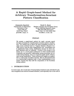 A Rapid Graph-based Method for Arbitrary Transformation