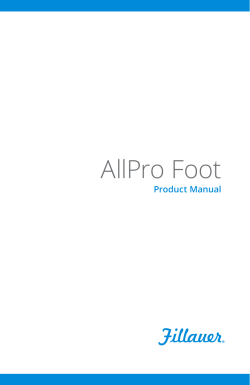 AllPro Product Manual