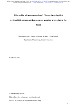 I Like Coffee With Cream And Dog? Change In An Implicit