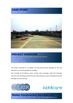 The project consisted of a complete civil and ground works package