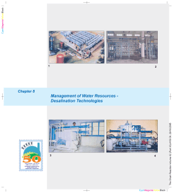 Chapter 8 - Management of Water Resources