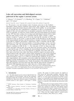 Lobe cell convection and field-aligned currents poleward of the