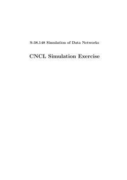 CNCL Simulation Exercise