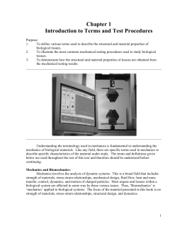Chapter 1 Introduction to Terms and Test Procedures