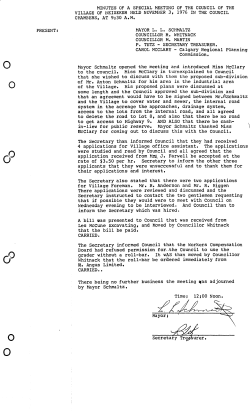 access to the lots from the internal road, and all agreed that the bill