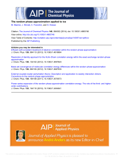 The random phase approximation applied to ice