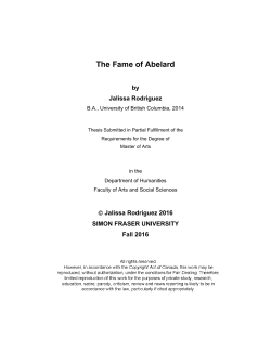 Full text - SFU`s Summit