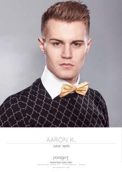 aaron k. - Paragonmodels