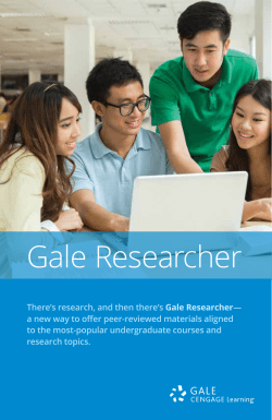 Gale Researcher