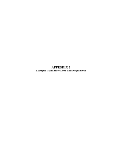 Excerpts from State Laws - Milken Institute School of Public Health