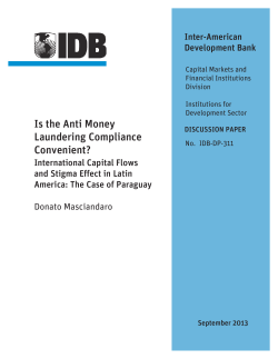 Is the Anti Money Laundering Compliance Convenient?