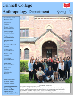 Spring 2017 Grinnell College Newsletter