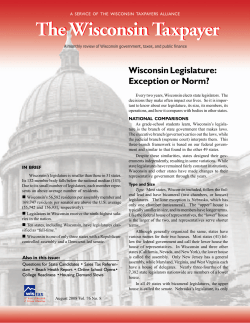 Publication - Wisconsin Taxpayers Alliance