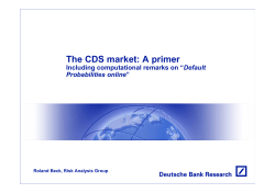 Credit Default Swaps