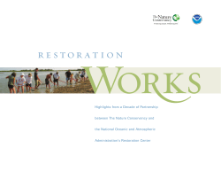 Restoration Works - The Nature Conservancy