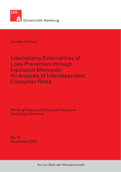 Internalizing Externalities of Loss