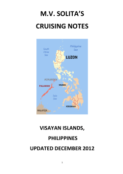 mv solita`s cruising notes