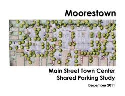 December 2011 Main Street Town Center Shared Parking Study Final