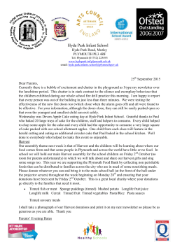 HYDE PARK INFANT SCHOOL