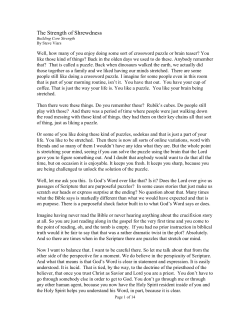 The Strength of Shrewdness