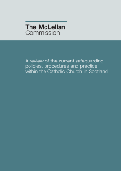 The McLellan Commission - Bishops` Conference of Scotland