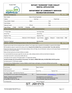 Rotary `Sunshine` Park Chalet