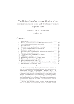 The Deligne-Mumford compactification of the real multiplication