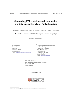 Simulating PM emissions and combustion stability in gasoline/diesel
