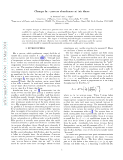 Changes in r-process abundances at late times
