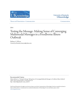 Testing the Message: Making Sense of Converging