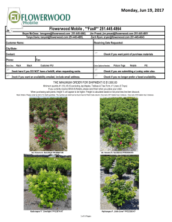 Plant availability &mdash; Mobile/Grand Bay, AL
