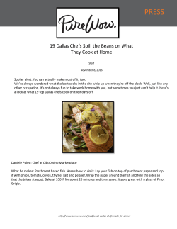 19 Dallas Chefs Spill the Beans on What They Cook at