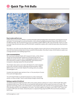 Quick Tip: Frit Balls