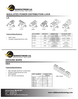 LA - Insulated Power Distribution Lugs