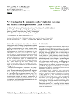 Novel indices for the comparison of precipitation extremes and