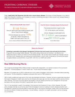 75% - Partnership to Fight Chronic Disease
