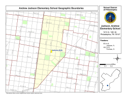Andrew Jackson Elementary School Geographic Boundaries