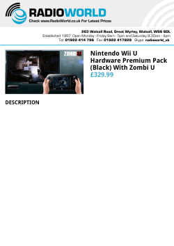 Nintendo Wii U Hardware Premium Pack (Black) With