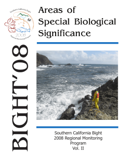 Areas of Special Biological Significance