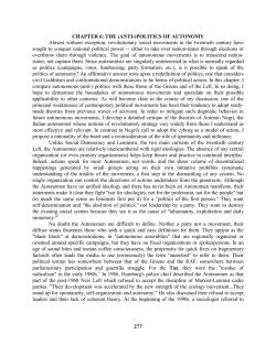 277 CHAPTER 6: THE (ANTI-)POLITICS OF AUTONOMY Almost
