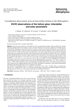 EUVE observations of the helium glow: Interstellar and solar
