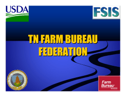 Humane Slaughter TN Farm Bureau