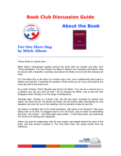 Book Club Discussion Guide About the Book