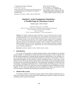 Impulsive Action Equipments Simulation