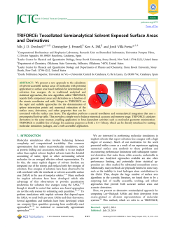 Tessellated Semianalytical Solvent Exposed Surface Areas and