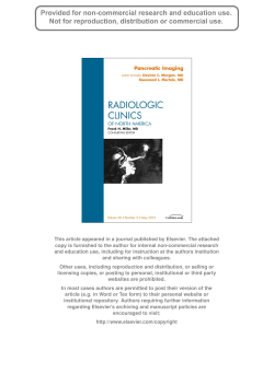 Imaging of Acute Pancreatitis